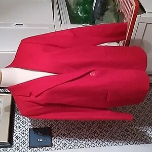 Sag Harbor Petite woolmark red 100% wool 14